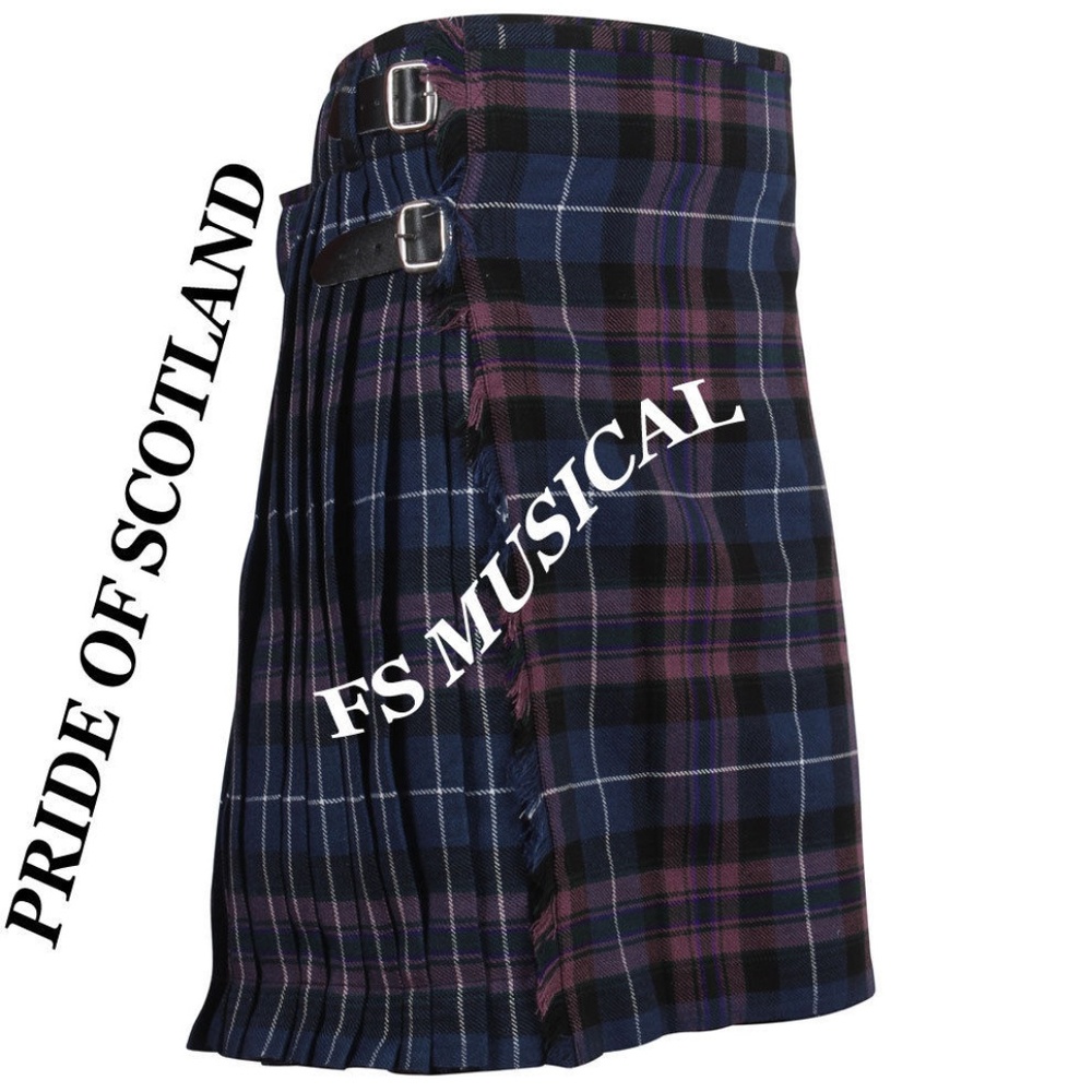 New Men's 5 Yard Scottish Kilts Tartan Kilt 13oz